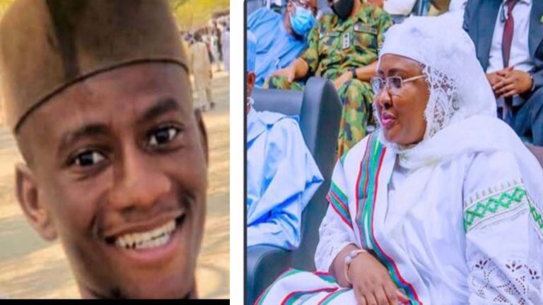 Aisha Buhari bows to pressure and withdrews case against her critic  Aminu Mohammed