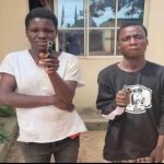 Lady and her teenage accomplice arrested for r%bbery using toy g¥ns in Ogun State