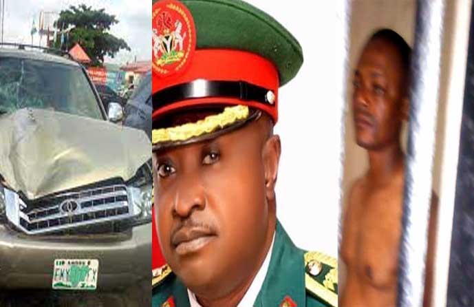 ''Drunk'' Soldier crush Army General to D3ath in Lagos