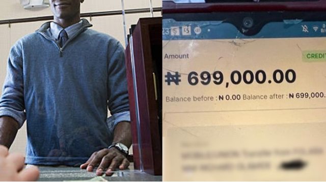 Nigerian man seeks to return N699k that mysteriously appeared in his empty account