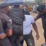 Police officers seen dehum@nizing a man who asked them for his offense