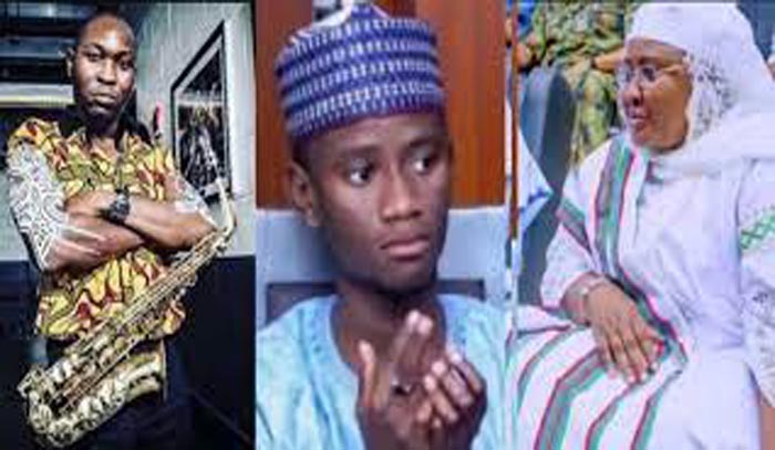 “You are fat. Come and arrest me''- singer Seun Kuti dares Aisha Buhari