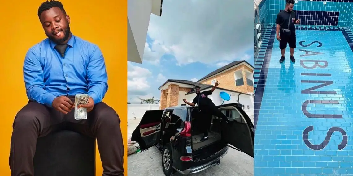 Comedian, Sabinus reveals net worth, number of houses and cars