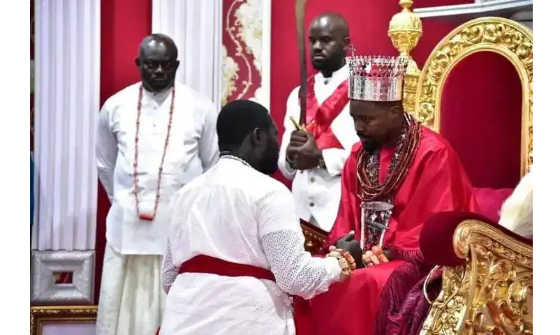 Olu of Warri removes billionaire businessman Ayiri Emami, as Ologbotsere; installs another one