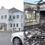 A section of the palace of Ooni of Ife has been razed by fire which has been linked to a power surge.