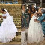 Photos from the wedding of Cameroonian teacher who found love after years of being rejected by women due to his height