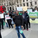 Presidential election: Group protests in London, alleges fraud, voters’ intimidation