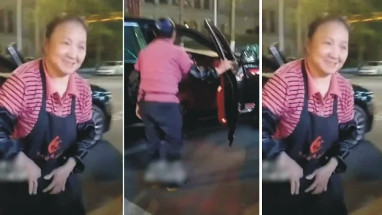 Dishwashing lady goes viral after arriving in Bentley at her restaurant job.