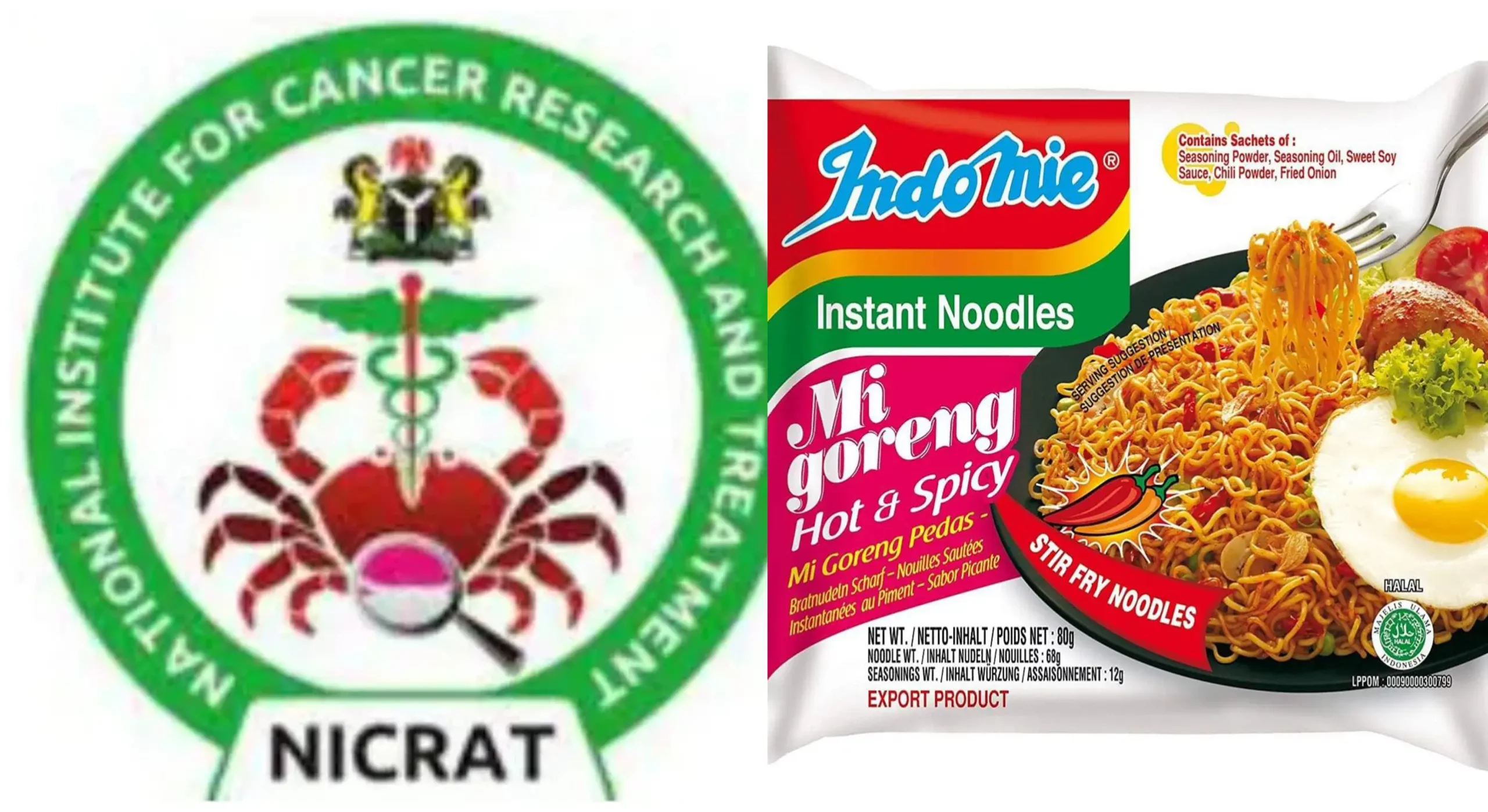 Indomie noodles: Nigerians should expect escalation of cancer – NICRAT