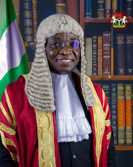 Hon. Justice Stephen Jonah Adah, one of the judges sitting at Nigeria's Presidential Election Petition.