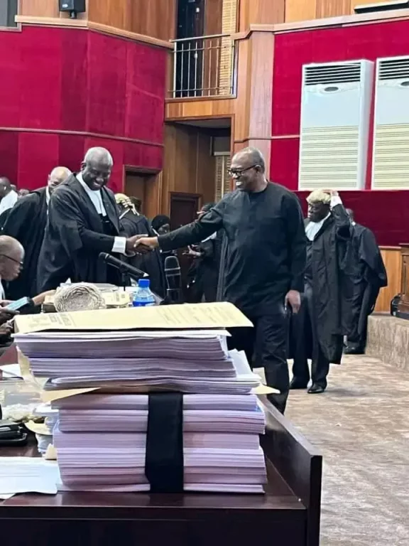 UPDATES June 5th 2023 From Presidential election Tribunal: Peter Obi Submits all Evidence against Tinubu/INEC to tribunal  