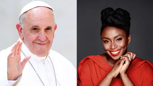 Chimamanda writes preface of Pope’s new Book
