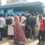 Bus evacuating Nigerians from Sudan catches fire