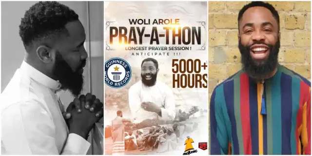 Woli Arole wants to set world record with 'Pray-a-thon' - 5000-hours marathon prayer