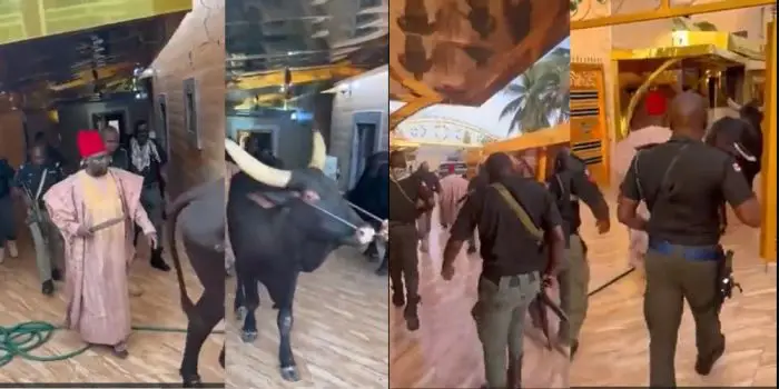 Eld-El-Kabir: Police React To Viral Video Of Seven Police Officers Escorting Civilian To Slaughter Cow [VIDEO]