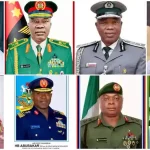 FULL LIST: President Tinubu Appoints New Service Chiefs, Names Ribadu NSA