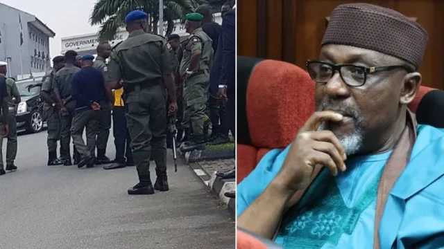 BREAKING: Police officer killed as Okorocha escapes assassination attempt in Imo