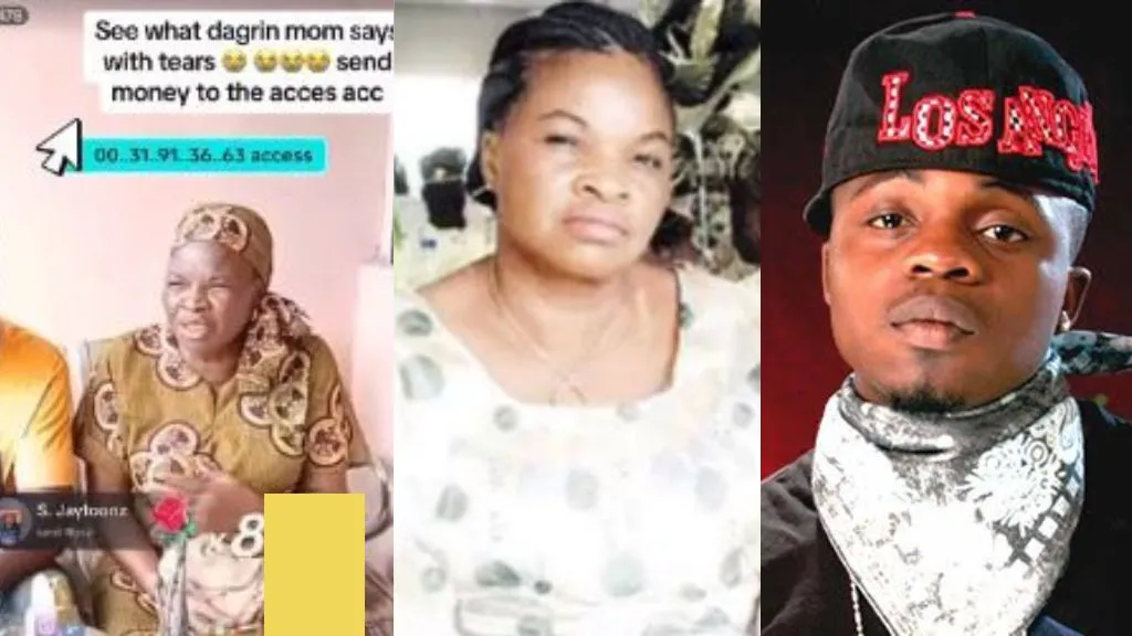 Video: I sell food by the roadside but.. – Dagrin’s Mother Cries Out To Nigerians For Assistance