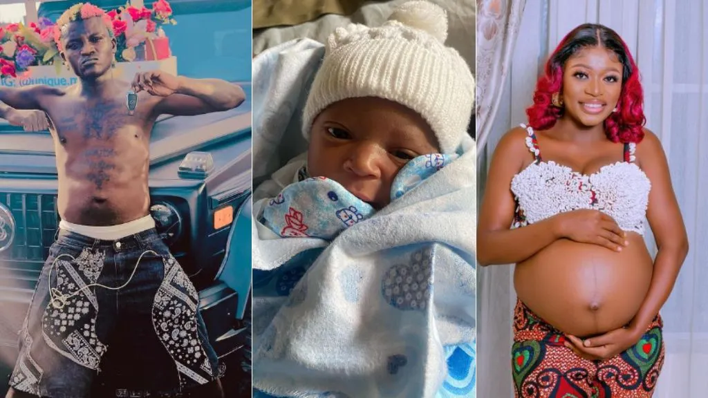 Portable welcomes fifth child with Nollywood actress