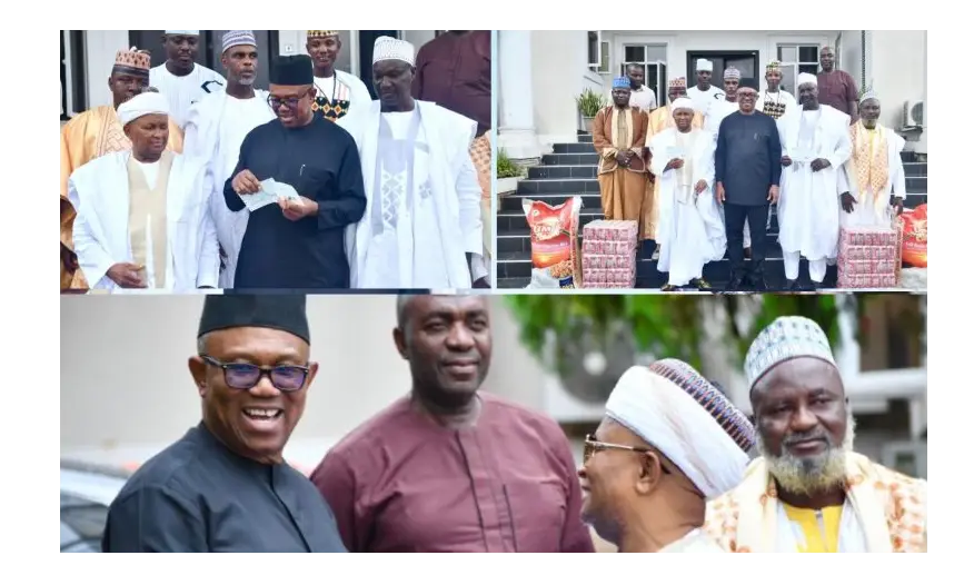 Sallah: Peter Obi doles out millions of naira to Muslims in Anambra