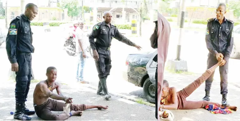 Lagos police brutalise, strip lady over cultism allegation