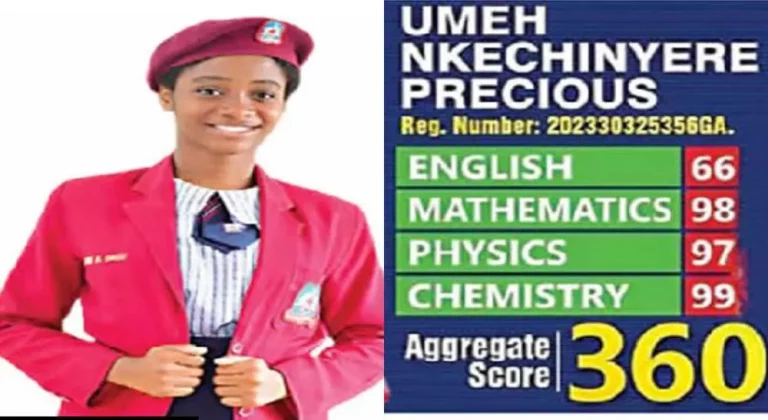 ‘It was my first UTME’ — 2023 JAMB highest scorer, 16-yr-old Kamsiyochukwu reveals ‘strategy’