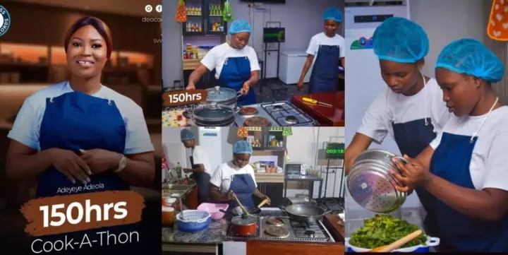 Ondo-Based Chef Set New Record, Completes 150 Hours Of Marathon Cooking