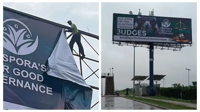 Advertising regulatory council orders nationwide destruction of ‘All eyes on the judiciary’ billboards