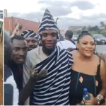 Cycling Davido’s fan gets heroic welcome as he arrives Lagos (PHOTOS)