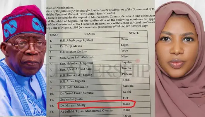 High-Power Politics Behind Maryam Shetty’s Removal As Ministerial Nominee