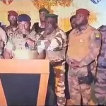 Just In: Military officers ‘seize power’ on live TV after Bongo’s third term re-election in Gabon