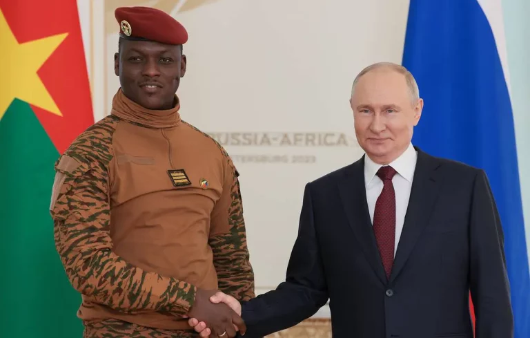 Niger Coup: Russia’s President Putin Storms Burkina Faso, Meets Traore