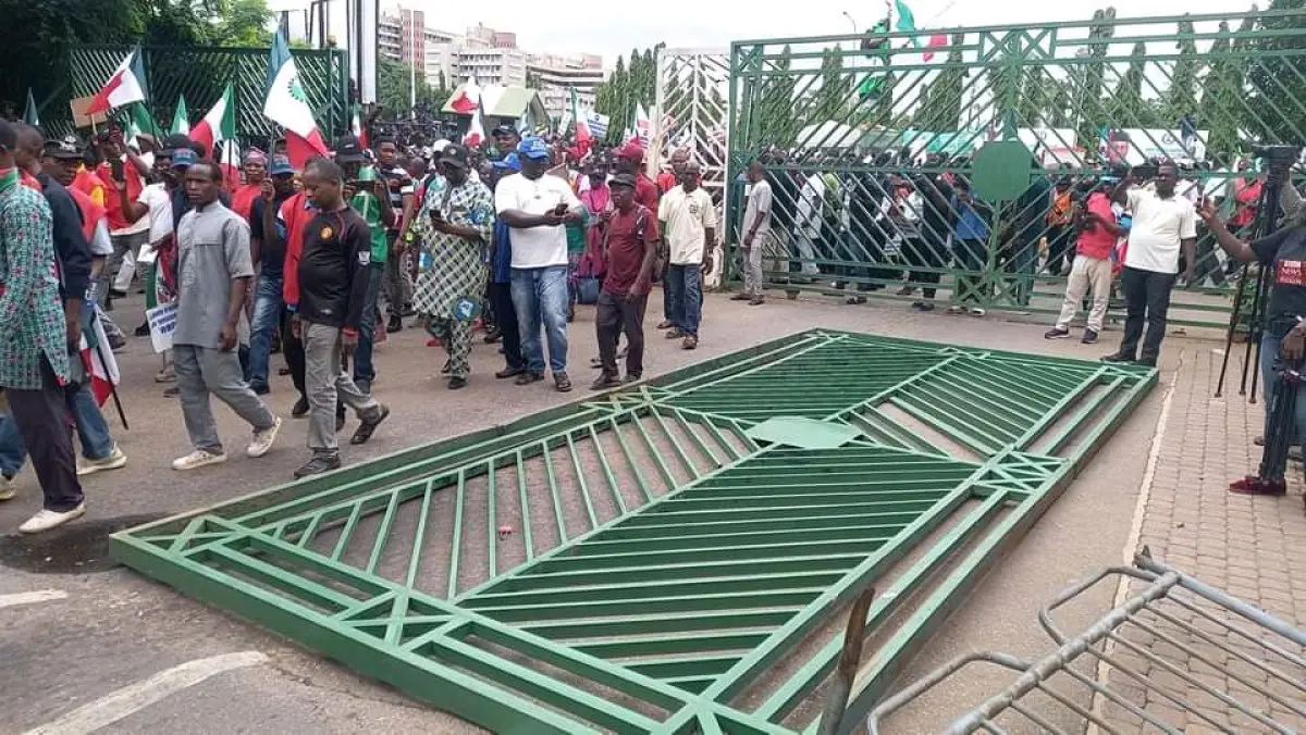 Subsidy removal: Protest grounds FCT as over 5,000 storm National Assembly