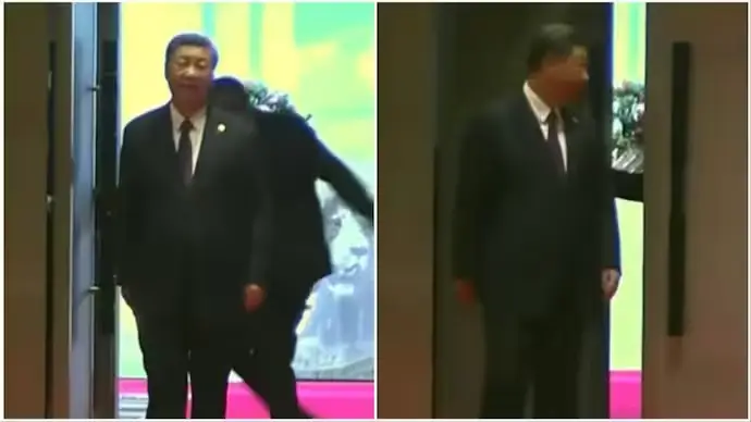 The moment Chinese President Xi Jinping’s aide was stopped from entering BRICS venue in South Africa