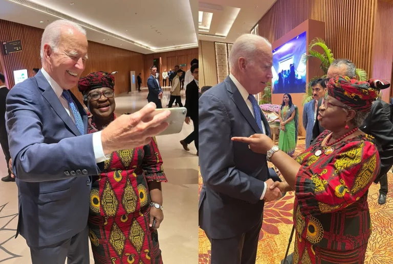 PHOTOS: Biden Takes Selfie With Okonjo-Iweala At G20 Summit