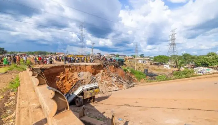 Enugu Flyover Bridge Collapses