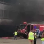 Fire guts Lagos international airport