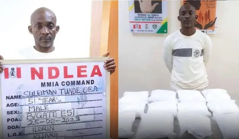 NDLEA intercepts notorious dr¥g sm¥ggler with eph£drin£ disguised in packs of semovita bound for South Africa