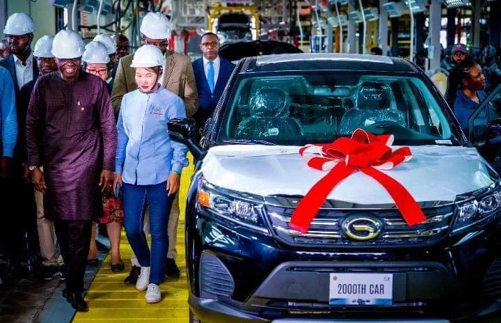 Sanwo-Olu opens vehicle assembly plant in Lagos