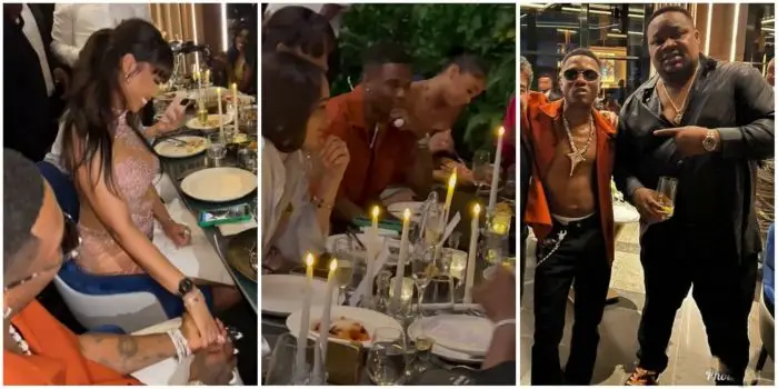 VIDEO: WizKid throws 40th birthday party for Babymama, Jada P