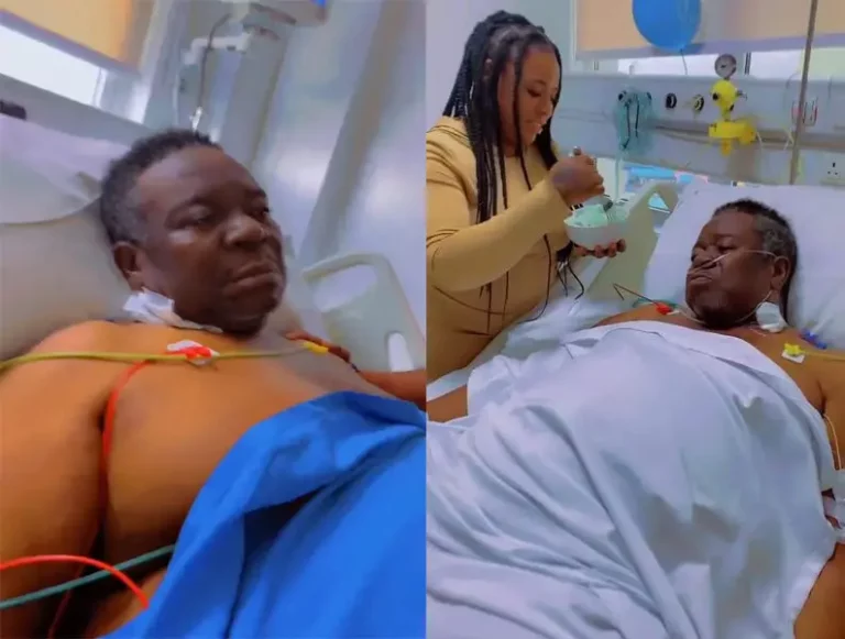 Photos of Mr. Ibu after amputation surfaces online