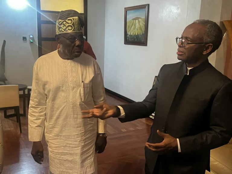 El-Rufai visits Obasanjo in Abeokuta [PHOTO]