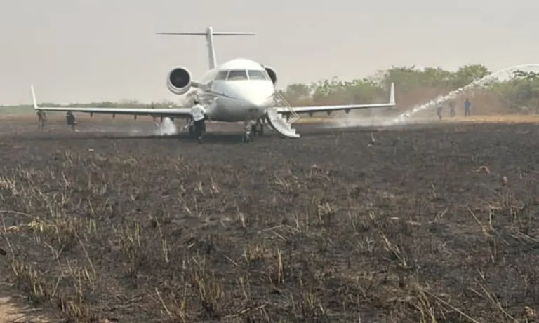 Private jet with VIPs on-board crash-lands in Ibadan