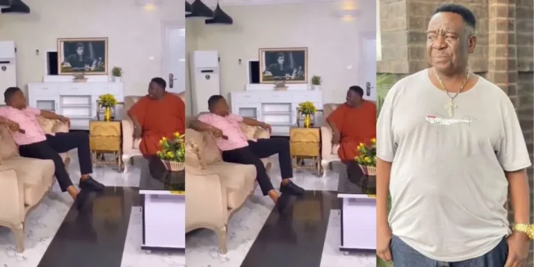 Actor Mr Ibu returns home from hospital after leg amputation