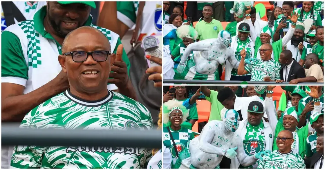 ‘He was there with fans, not inside bulletproof cabin’ – Charly Boy hails Obi for attending Eagles’ match