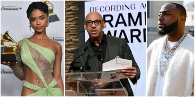 Grammys CEO reveals criteria used to select winners in resurfaced video, amid backlash from Nigerians