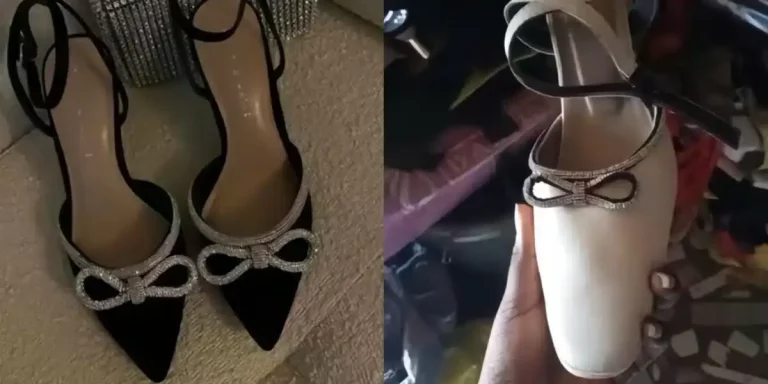 Just sharpen the tip a little bit — Netizens advise as lady shows off shoes she ordered vs what she got