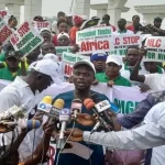 ‘Jagaban Is Working’ – Abuja Youths Hold Rally In Support Of Tinubu