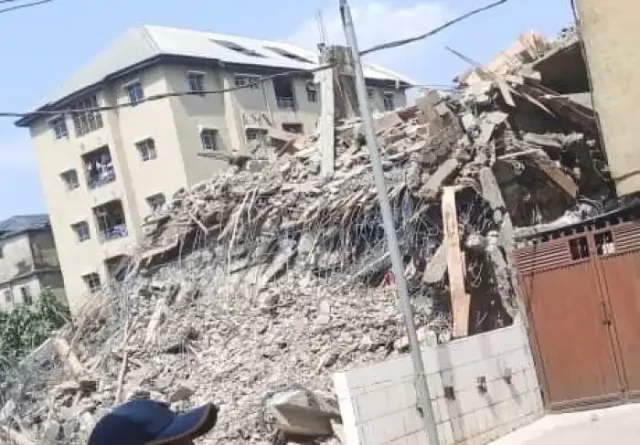 Many feared trapped as five-storey building collapses in Anambra