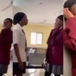 VIDEO: Drama In Abuja British School As Angry Parent Slaps Student Who Bullied Colleague